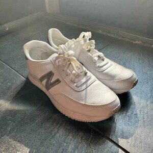 New Balance women's 720 white/silver leather